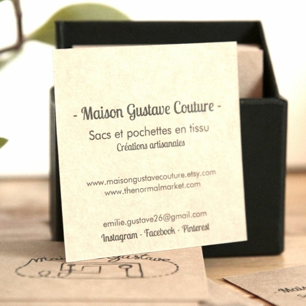 Carte Visite Maison Gustave