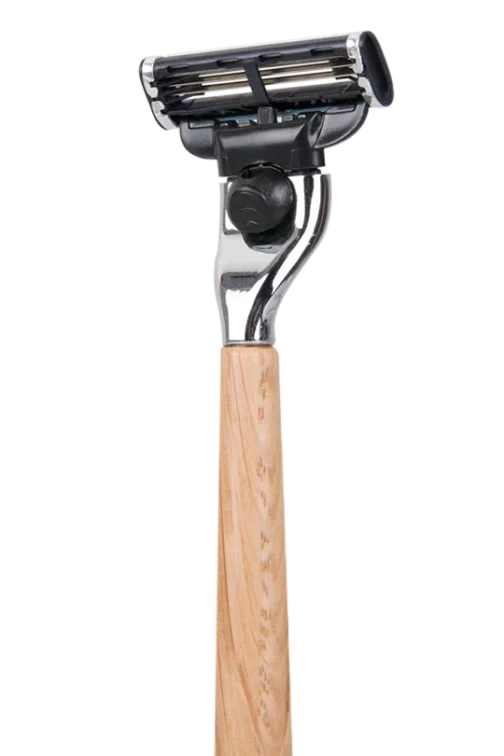Rasoir en bois Mach 3